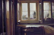 Abb. Alex Winiger, Alices Fenster, 1999, Öl auf Baumwolle, 90x135