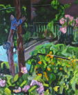 Abb. Alex Winiger, Garten III, 2007, 60x50 cm, Eitempera und Öl auf Baumwolle