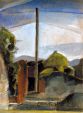 Abb. Alex Winiger, Pompeianische Seitengasse, 2000, Bleistift und Gouache auf Karton, 30,5x22 cm